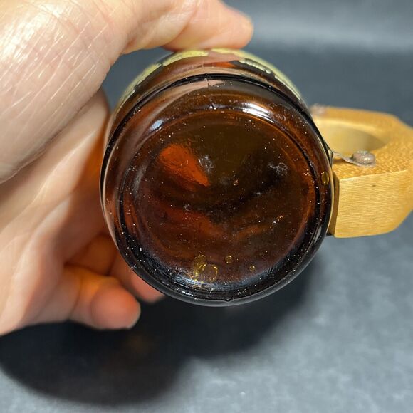 Vintage Rare Brown Glass 1970s New York City Shot Glass‎ Rusty - Picture 4 of 10